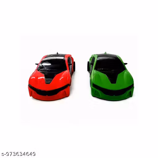 RED & GREEN SPORTS RACING CAR COMBO PACK FOR KIDS | 2 PCS MINI TOY CAR SET | FAST RACING VEHICLE TOYS FOR BOYS & GIRLS | BEST BIRTHDAY GIFT