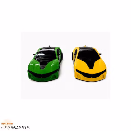 YELLOW & GREEN SPORTS RACING CAR COMBO PACK FOR KIDS | 2 PCS MINI TOY CAR SET | FAST SPEED RACING VEHICLE TOYS FOR BOYS & GIRLS | BIRTHDAY GIFT & RETURN GIFT