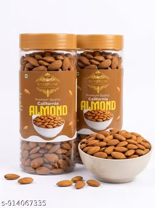 Sanjivani Californian Almonds2x 250gm Almonds Kernel 500g | Premium Badam Giri