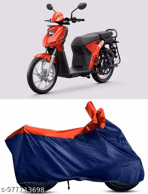 100% Waterproof, Dirt & DustProof Bike/Scooty/Motorcycle Cover for Numeros Motors n-First with Premium Polyester Fabric (BLACK)