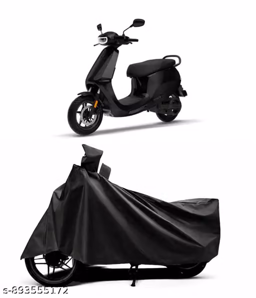 100% Waterproof, Dirt & DustProof Ola S1 with Premium Polyester Fabric (Black)