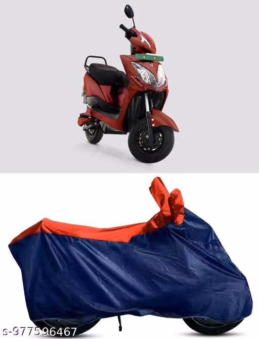 100% Waterproof, Dirt & DustProof Bike/Scooty/Motorcycle Cover for Omega Seiki Mobility Vextra with Premium Polyester Fabric (BLACK)