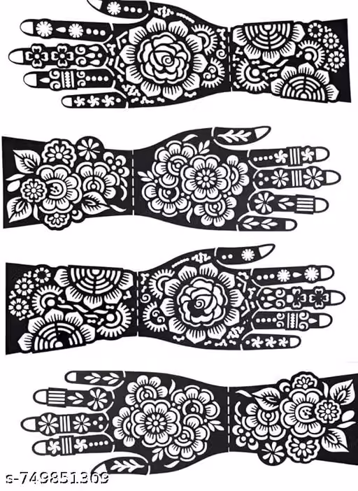 ALS tattoo stencils for girls and woman