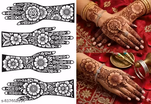 ALS Mehndi Temporary Tattoo Sticker