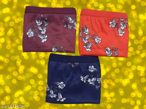 Pack of 3 cotton briefs for women and girls for every day use comfortable multicoloured Best brand panty