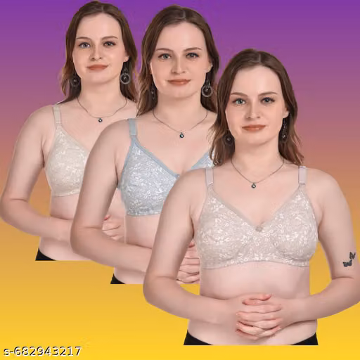 WELCOME BEAUTY PACK OF 3 COTTON BRA SS2005