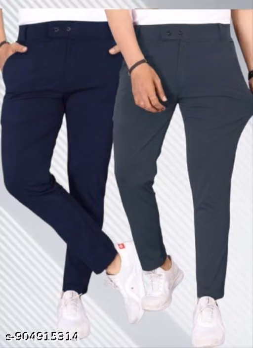 Casual Trousers For Men | Stylish Slim Fit Fashionable Pants
