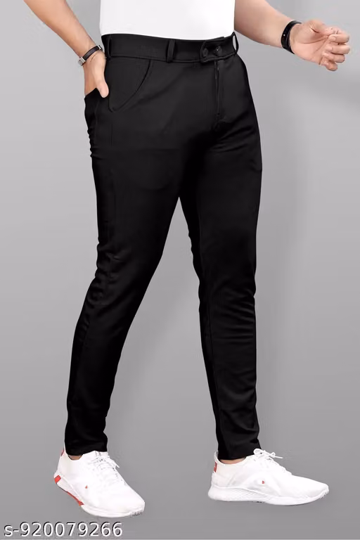 Casual Trousers For Men | Stylish Slim Fit Fashionable Pants