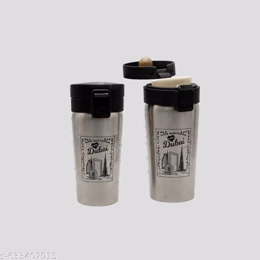 Vibry (Pack of 1 ) Double Wall Coffee Travel Flask 300ml | Hot & Cold Vacuum Insulated Stainless Steel Mug