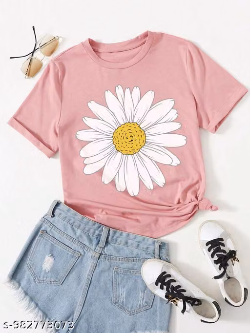 PINK | Sunflower | Crop top