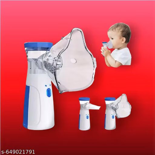 Portable Mesh Nebulizer Machine | Silent Handheld Inhaler for Adults & Kids | Quick Relief for Cough, Asthma, & Cold