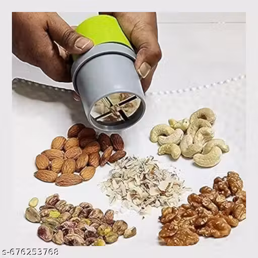 Manual Dry Fruit Cutter & Nut Chopper | Almond Cashew Slicer | Easy Kitchen Tool for Salad & Garnishing ( Pack of 1 )