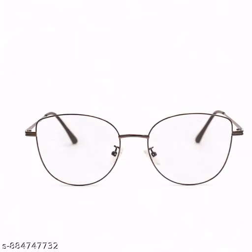 Full Rim Cat-eyed Anti Glare & Blue Cut Computer Glass (Black Color)