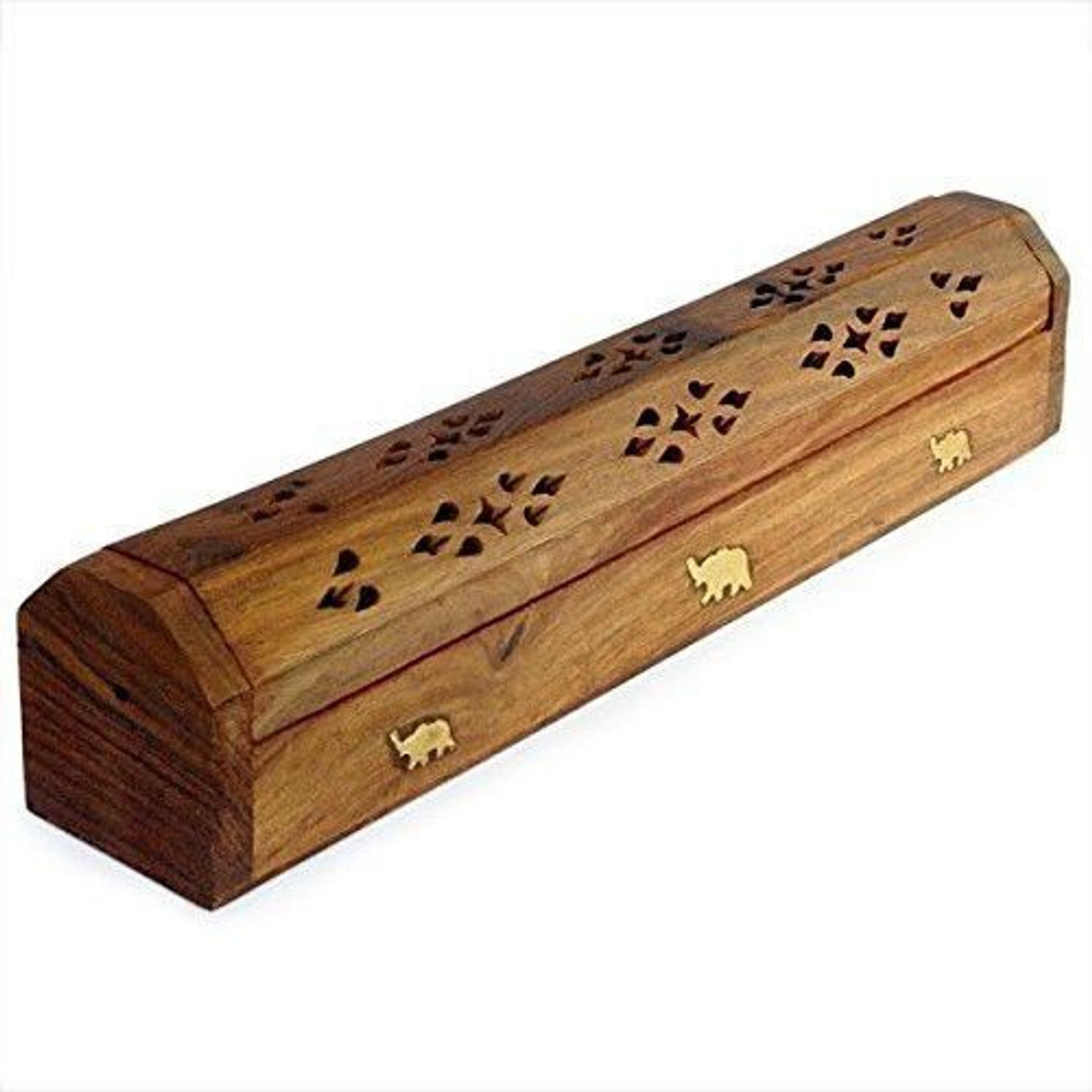 SahiBUY Wooden Incense Holder (Brown, Pack of 1)