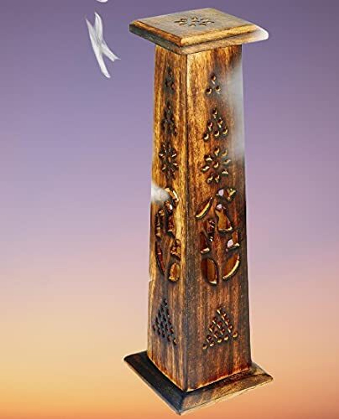 Voody Antique Incense Holder Wooden Incense Holder (Brown)