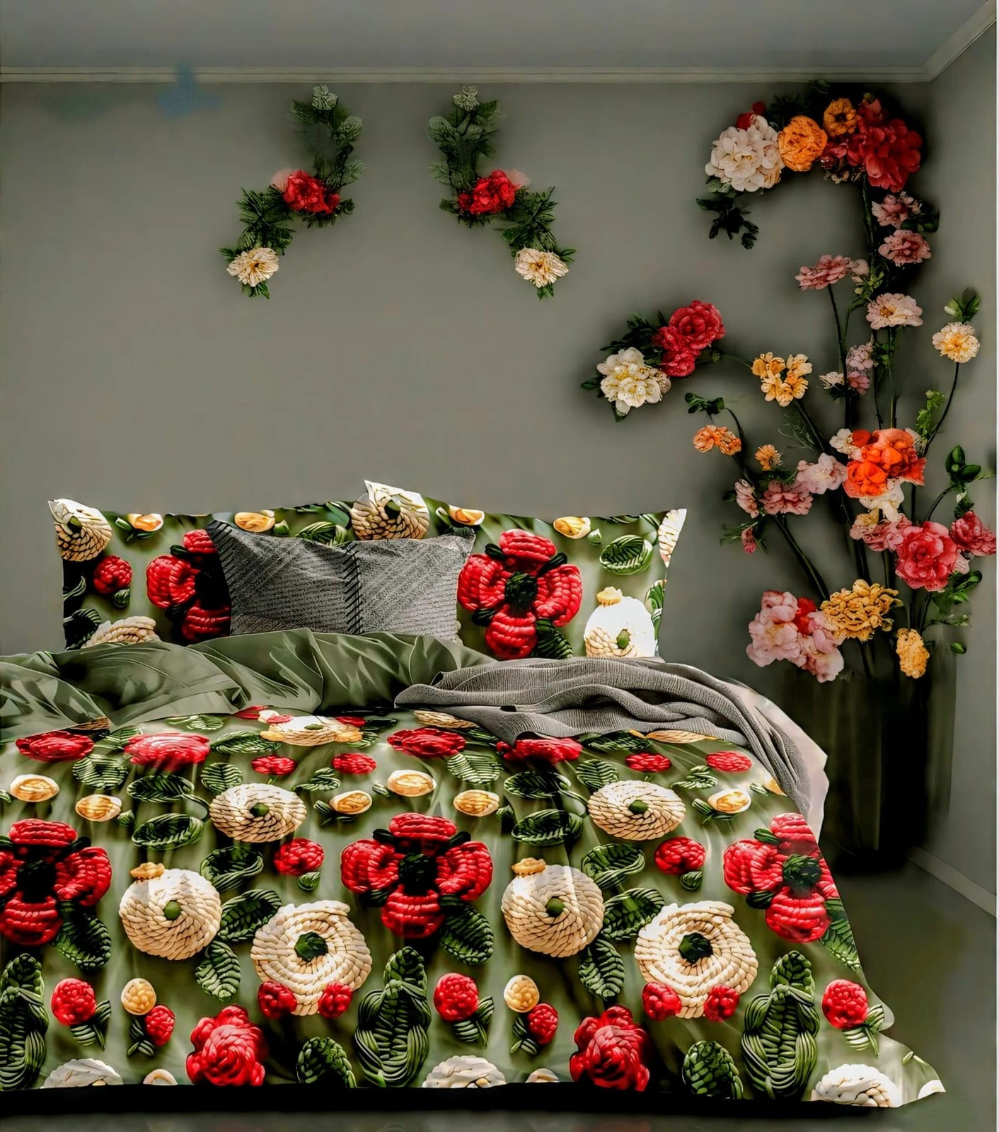 Premium Double Bedsheet | Soft Comfortable Printed Bed Sheet for Double Bed