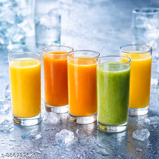 RR-Premium Clear Glass Tumbler Set (6 Pieces) – Durable Drinking Water & Juice Glasses for Home & Kitchen