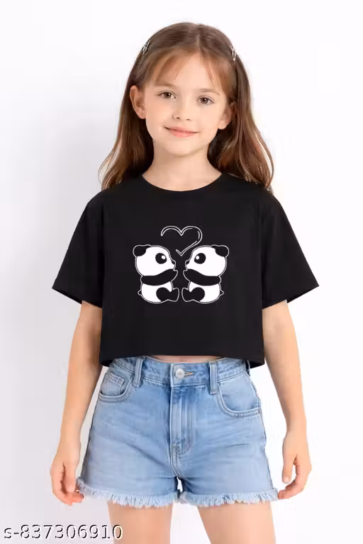 Crop top and t-shart for girls