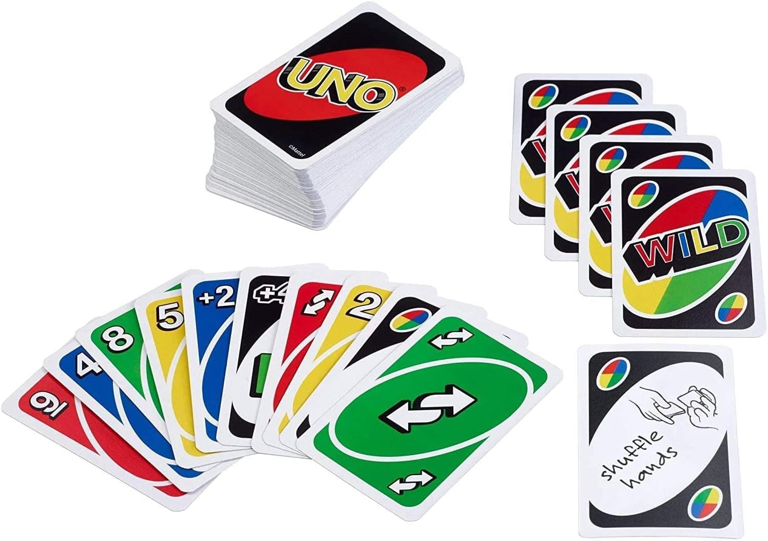 YOOKO® (Pack of 1 Playing Card Game for 7 Yrs and Above for Adult,Set of 112 Cards, Multicolor