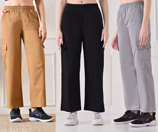 GIRLS COMBO OF 3 CAGRO PANTS