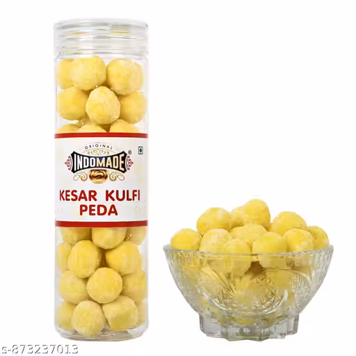 Indomade Kesar Kulfi Peda | Kesar Flavour | Sweet 220G