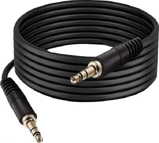 JAMUS AUX Cable 5 Meter | 3.5mm Stereo Audio Cable for Mobile, Headphone, Car Stereo & Speakers