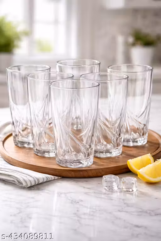water and milkshake glass
