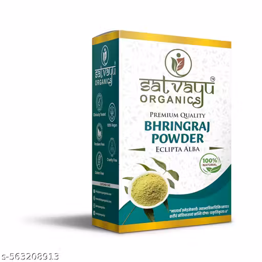 Satvayu Organics Bhringraj Powder (Eclipta Alba) 200Gm 100% Natural, Vegan, Clinically Tested Herbal Hair & Scalp Care