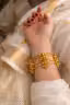 Gold-Plated Ghungroo Bangles (pack of 4 ) Free size