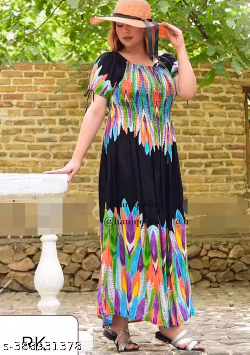 TRENDY CLASSIC GRACEFUL WOMEN & GIRLS DRESS