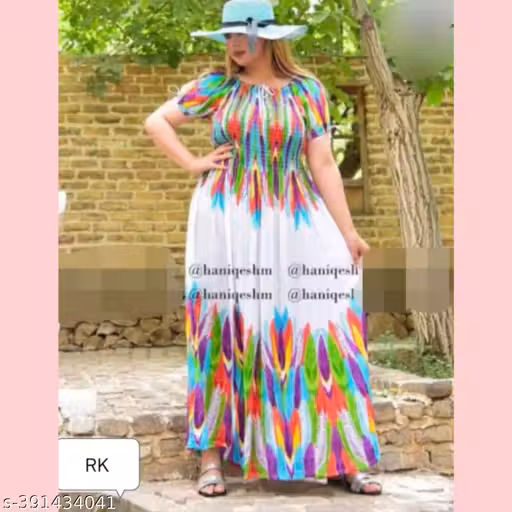 TRENDY CLASSIC GRACEFUL WOMEN & GIRLS DRESS