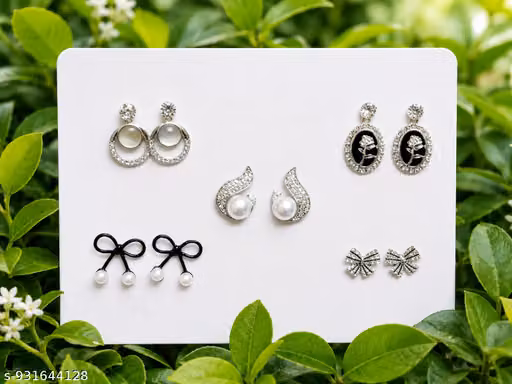 5 Earings Set Combo