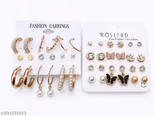 2 Combo Earings Set 20 Earings