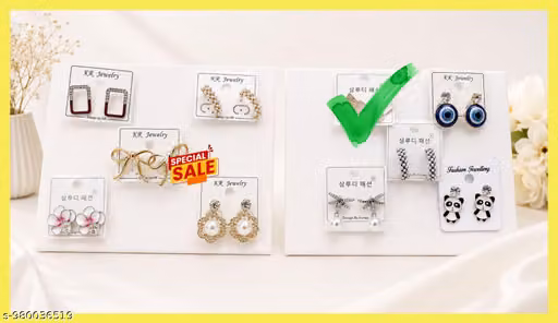 10 Combo Designer Earings Set