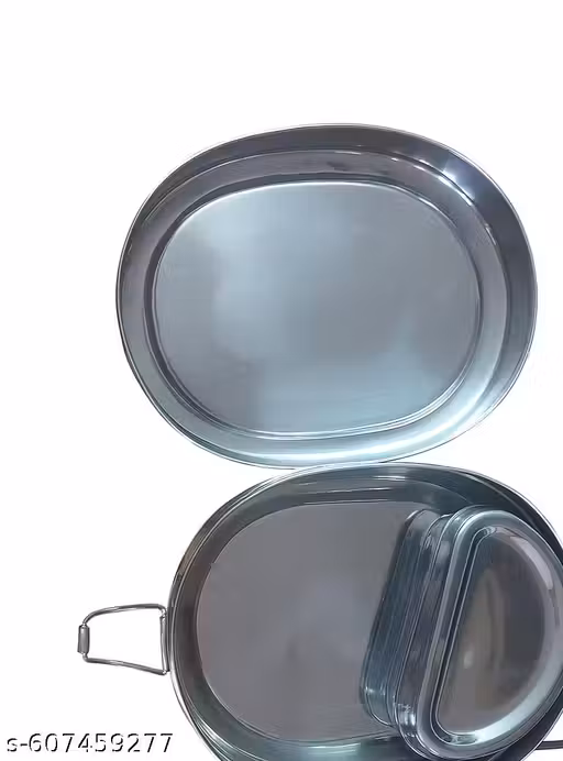 Premium Stainless Steel Lunch Box with Inner Container – Durable & Travel Friendly