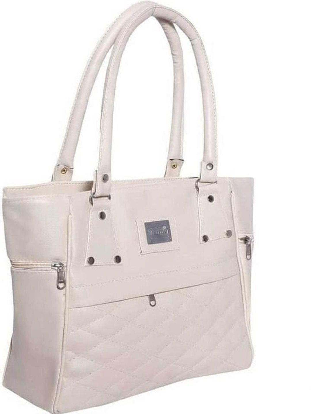 anu fashion Women White Handbag