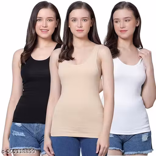 Fancy Camisole for Girls/Women Combo Pack of 3
