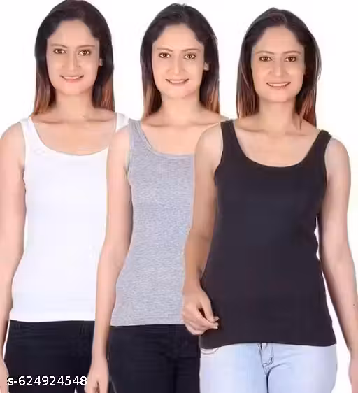 Premium quality girls camisole/teen age camisole combo pack of 3