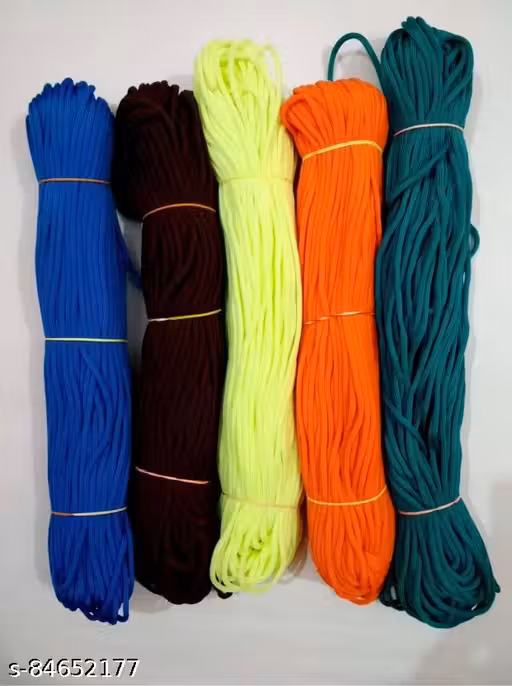 Macrame Set of 5 in Multicolor | DIY Sewing & Craft Kit | Handmade Craft Supplies
