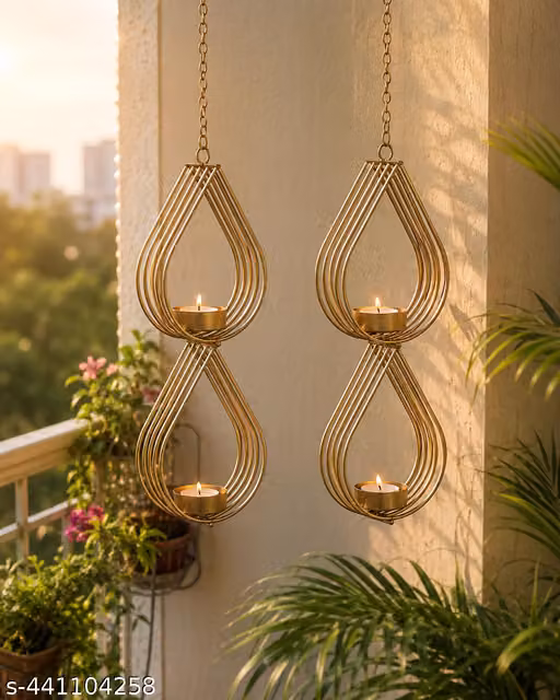 Amazing Hanging T light Holder pack of 2