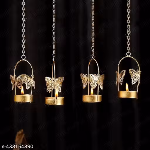 Hanging baterfly T light cendle Holder Pack of 6