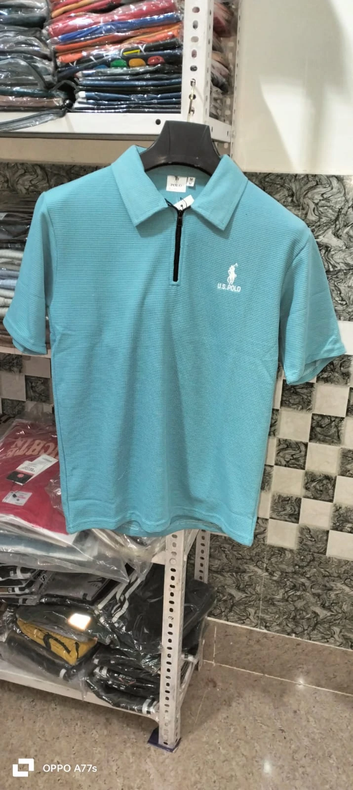 Sky Blue Premium Polo T-Shirt for Men | Smart Casual Summer Wear