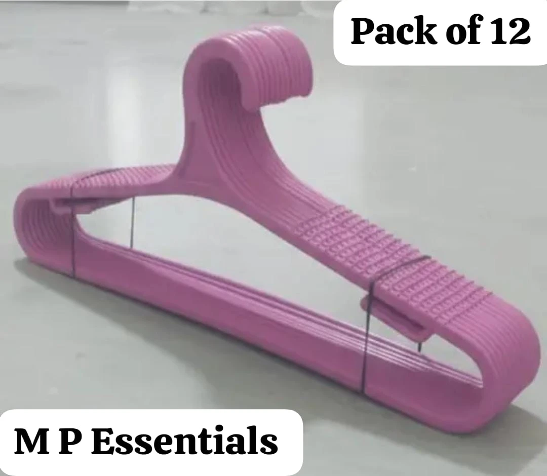 Best and Durable Plastic Hanger pack of 12