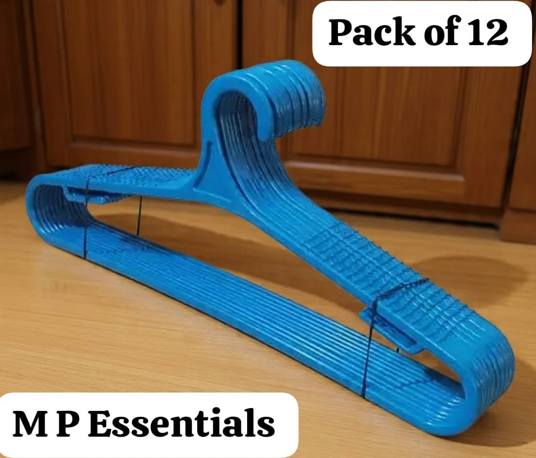 Best and Durable Plastic Hanger pack of 12