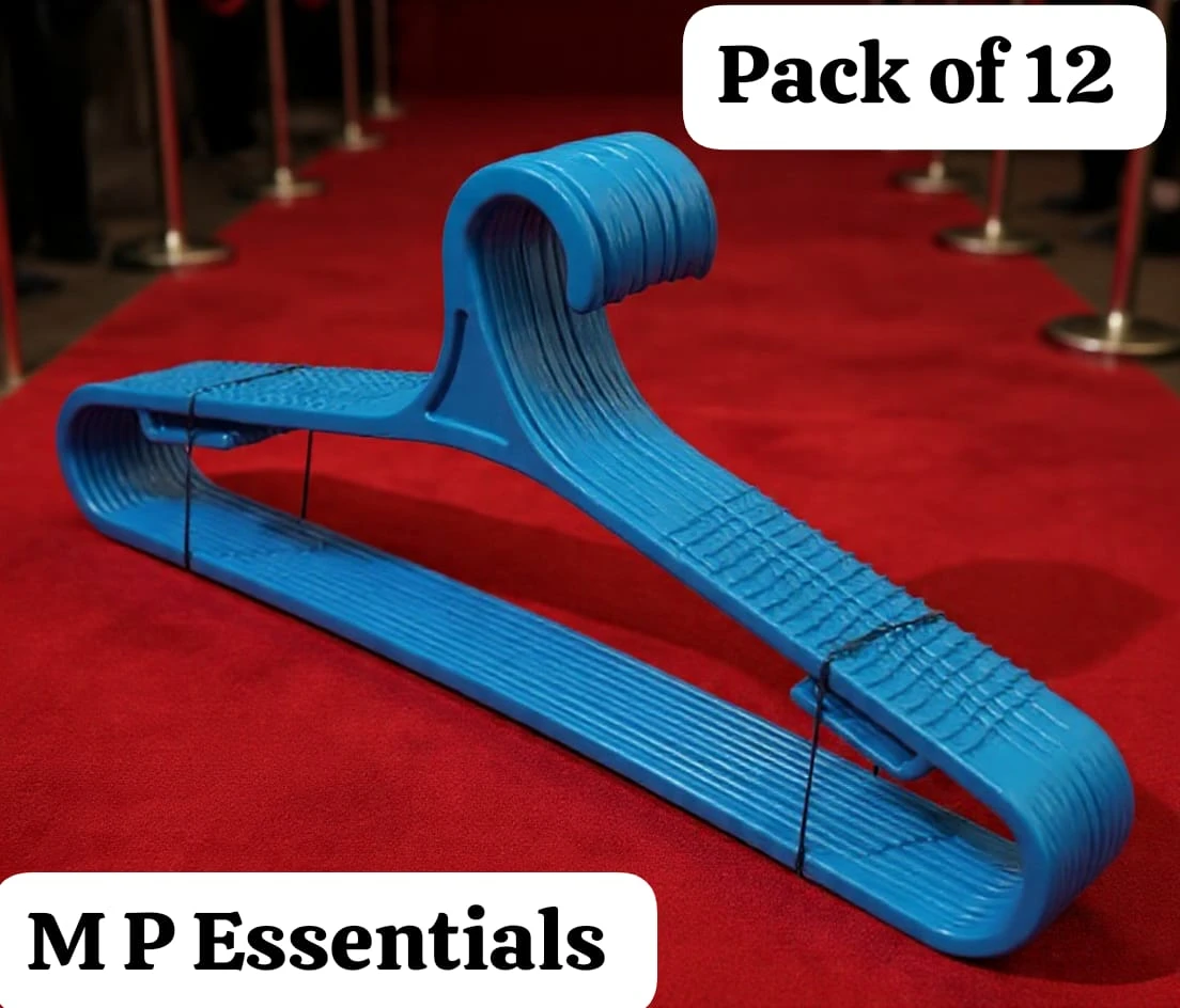 Best and Durable Plastic Hanger pack of 12