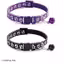 Set of 2 Stylish Paw Print Pet Collars – Adjustable, Lightweight & Comfortable with Safety Breakaway Buckle and Bell for Kittens, Cats & Small Dogs