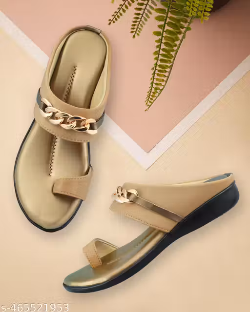HUMA Women's Fashion Flat Sandals | Stylish Buckle Slip-On Sandals for Girls & Women | Trendy Casual Slippers