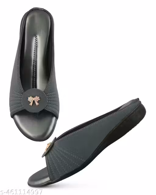 Huma Enterprises Stylish Unique Design: Blue Trendy and fashionable to complement various outfits Slip-On Sandals: Easy to wear and remove Women and girls looking for every day footwear Made from quality materials to last longer. Ideal for regular use
