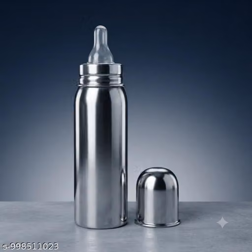 Stainless Steel 250ML Baby Feeding Bottle