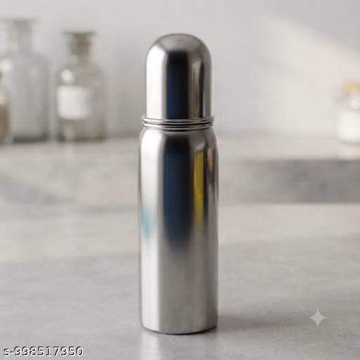 Stainless Steel 250ML Baby Feeding Bottle